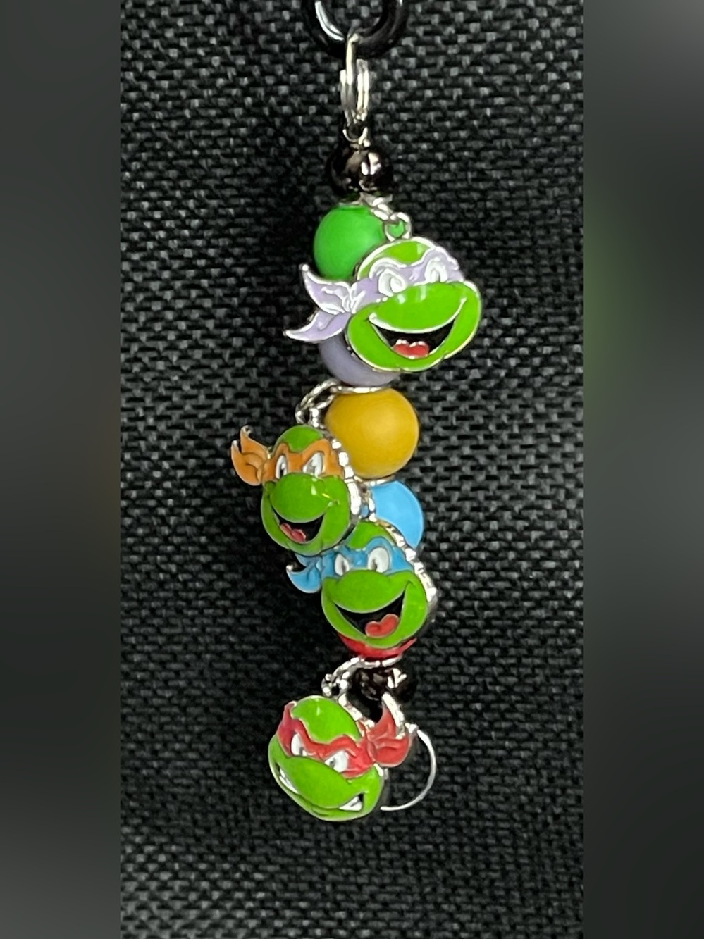 Teenage Mutant Ninja Turtles Multicolor Charm Keychain - Women Accessories